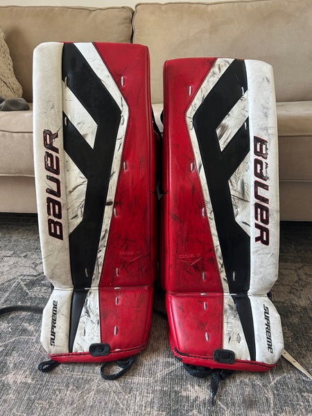 28” Junior Bauer Supreme One.7 Goalie Leg Pads