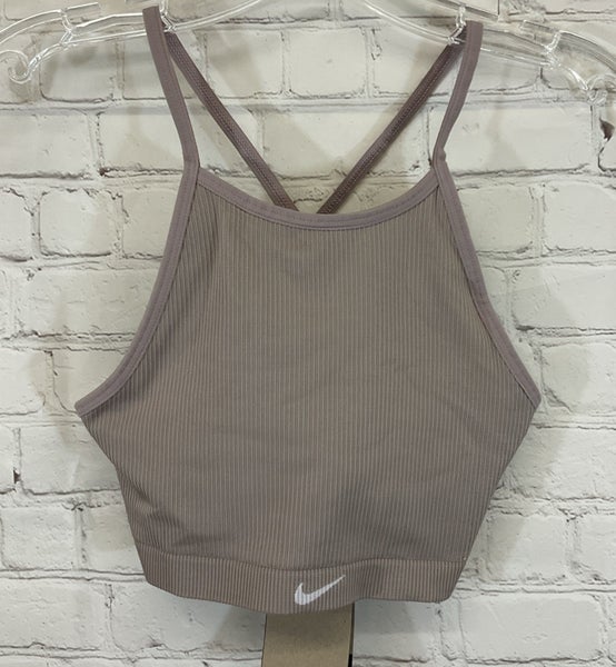 Nike DV9966-272 Women's DRI-FIT Light Support Training Bra Mauve Medium