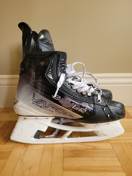 Size Senior 7.5 Fit 2 Used Bauer Vapor Hyperlite 2 Hockey Skates Pro Stock 7.5