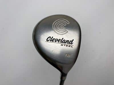 Cleveland Launcher Steel 3 Fairway Wood 15* Stiff Graphite Mens RH