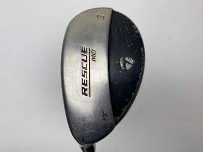 Taylormade Rescue Mid 3 Hybrid 19* Tour Stiff Graphite Mens LH Midsize Grip