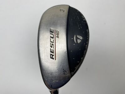 Taylormade Rescue Mid 3 Hybrid 19* Tour Stiff Graphite Mens LH Midsize Grip