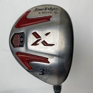 Tour Edge Exotics CB3 Tour 3 Fairway Wood 15* Motore Exotics Tour 80g Stiff RH