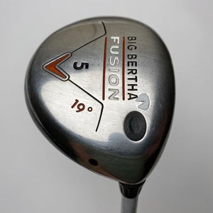 Callaway Big Bertha Fusion 5 Fairway Wood 19* Aldila NVS 55g Ladies Graphite RH