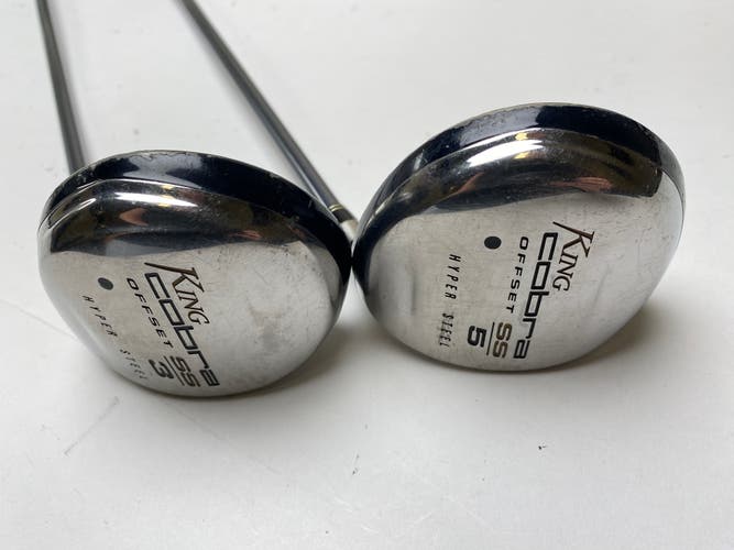 Cobra SS Hyper Steel Offset 3 & 5 Fairway Wood Set 15* 18* 50g Ladies RH