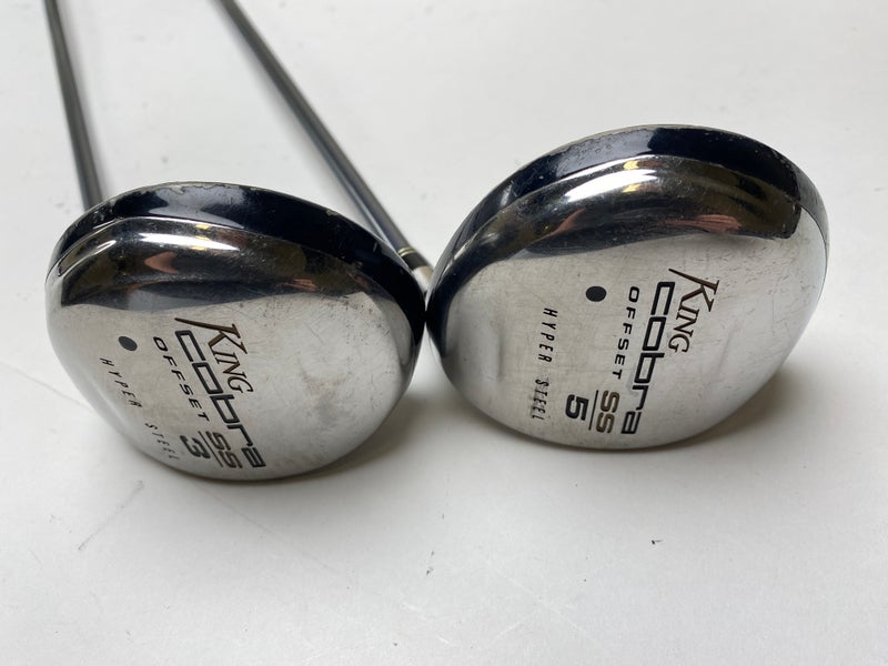 Cobra SS Hyper Steel Offset 3 & 5 Fairway Wood Set 15* 18* 50g Ladies RH