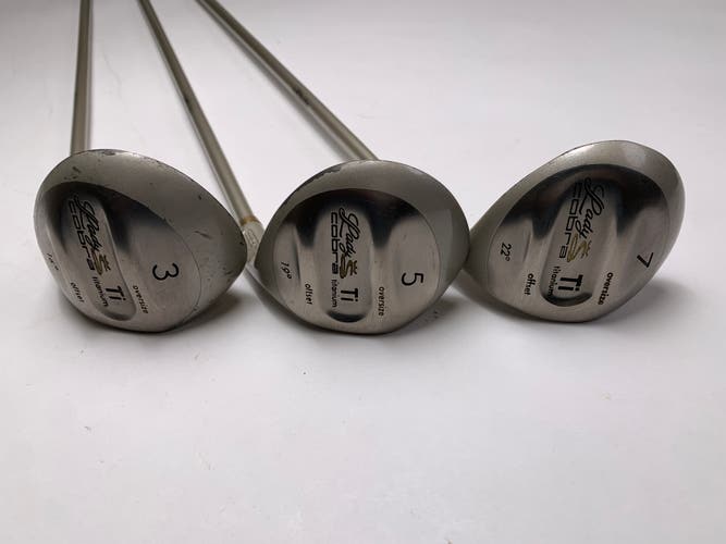 Cobra King Cobra Lady Wood Set 3 5 7 | 16* 19* 22* Lady Ladies RH