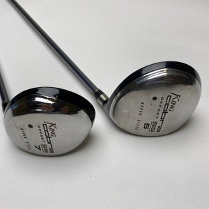 Cobra SS Hyper Steel Offset 5 & 7 Wood Set 18* 21* Graphite Design 50g Ladies RH