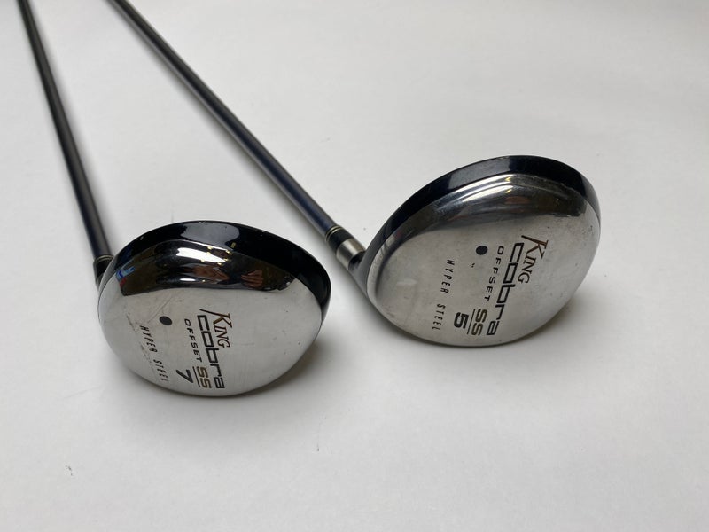 Cobra SS Hyper Steel Offset 5 & 7 Wood Set 18* 21* Graphite Design 50g Ladies RH