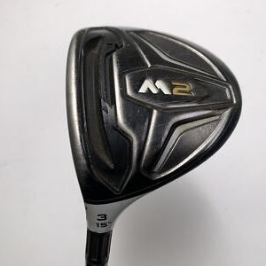 Taylormade M2 3 Fairway Wood 15* REAX 65g Regular Graphite Mens LH Midsize Grip