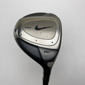Nike T-40 Tour 3 Fairway Wood 15* Grafalloy Stiff Graphite Mens RH RATTLE