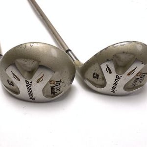Taylormade 1994 Burner 3 & 5 Fairway Wood Set 15* 18* Bubble L-60 Plus Ladies RH