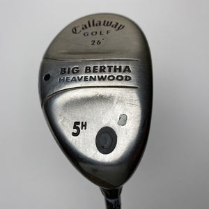 Callaway Big Bertha Heavenwood 5 Hybrid 26* Big Bertha Gems Ladies Graphite RH