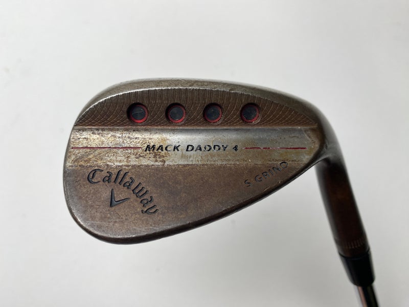 Callaway Mack Daddy 4 Raw Sand Wedge SW 56*10 KBS Hi-Rev 2.0 Wedge Steel Mens RH