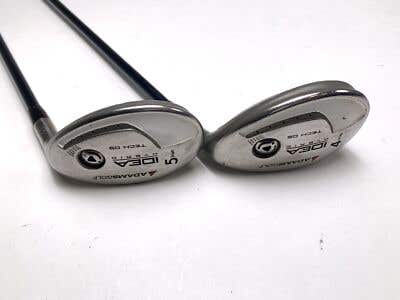 Adams Idea Tech OS 4 & 5 Hybrid Set 22* 25* Aldila Idea 50g Ladies Womens RH