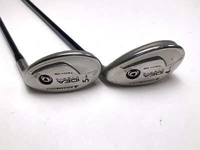 Adams Idea Tech OS 4 & 5 Hybrid Set 22* 25* Aldila Idea 50g Ladies Womens RH