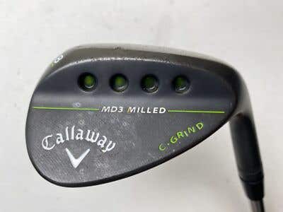 Callaway MD3 Milled Black Lob Wedge LW 58* 8 XP S300 95g Stiff Steel Mens RH