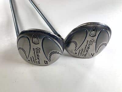 Cobra 2008 Speed LD M OS 5 & 7 Fairway Wood Set 18* 21* Bassara Ladies Graphite