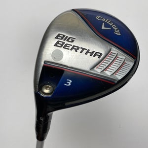 Callaway Big Bertha 3 Wood 15* Mitsubishi Rayon Fubuki z65x5ct Regular LH