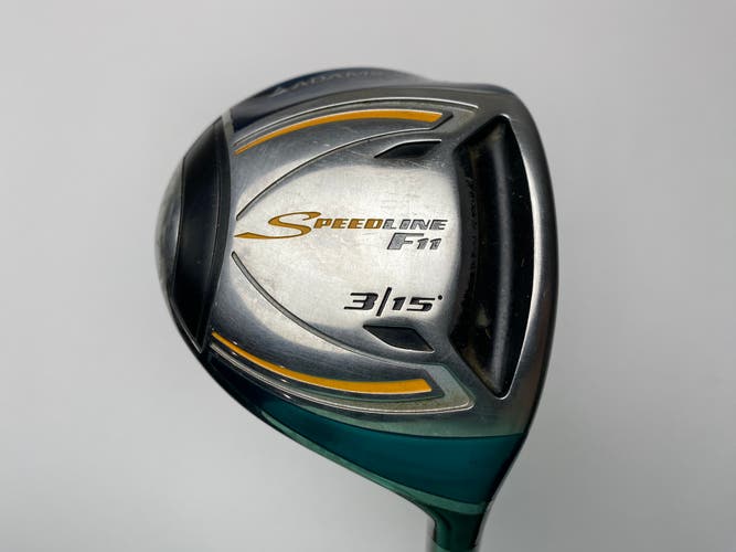 Adams Speedline F11 Stainless Steel 3 Wood 15* Aldila Voodoo RVS7 Regular RH