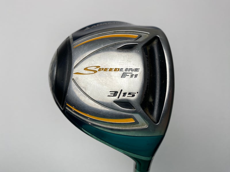 Adams Speedline F11 Stainless Steel 3 Wood 15* Aldila Voodoo RVS7 Regular RH