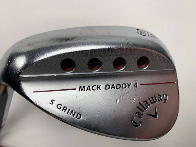Callaway Mack Daddy 4 Chrome Wedge 60*10 Dynamic Gold S200 Tour Issue Mens LH
