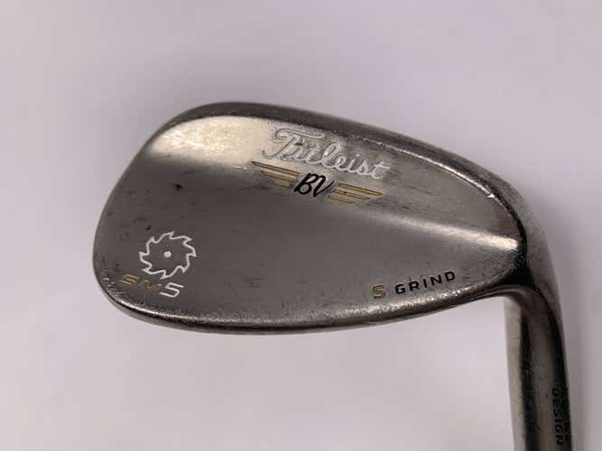 Titleist Vokey SM5 Tour Chrome Wedge 56* 10 Bounce S-Grind Wedge Steel Mens RH
