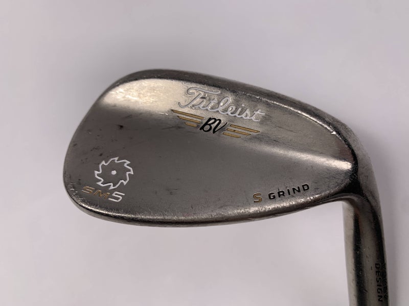 Titleist Vokey SM5 Tour Chrome Wedge 56* 10 Bounce S-Grind Wedge Steel Mens RH