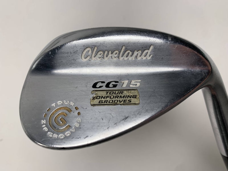 Cleveland CG15 Satin Chrome Wedge 56* 14 Bounce Traction Wedge Steel Mens RH