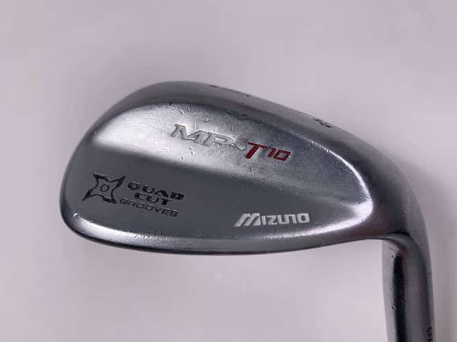 Mizuno MP T 10 White Satin Chrome Wedge 60* 5 Dynamic Gold Wedge Steel Mens RH
