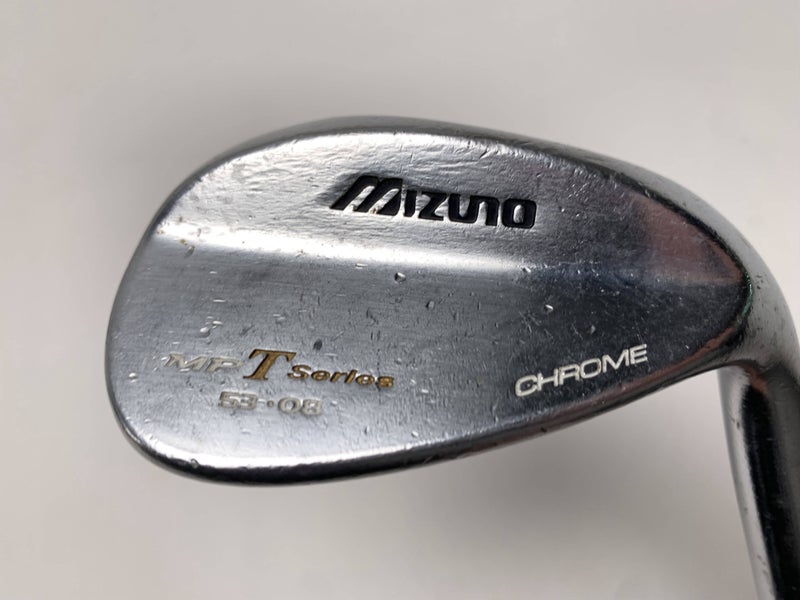 Mizuno MP T Series Chrome 2008 Wedge 53* 8 Dynamic Gold Wedge Steel Mens RH