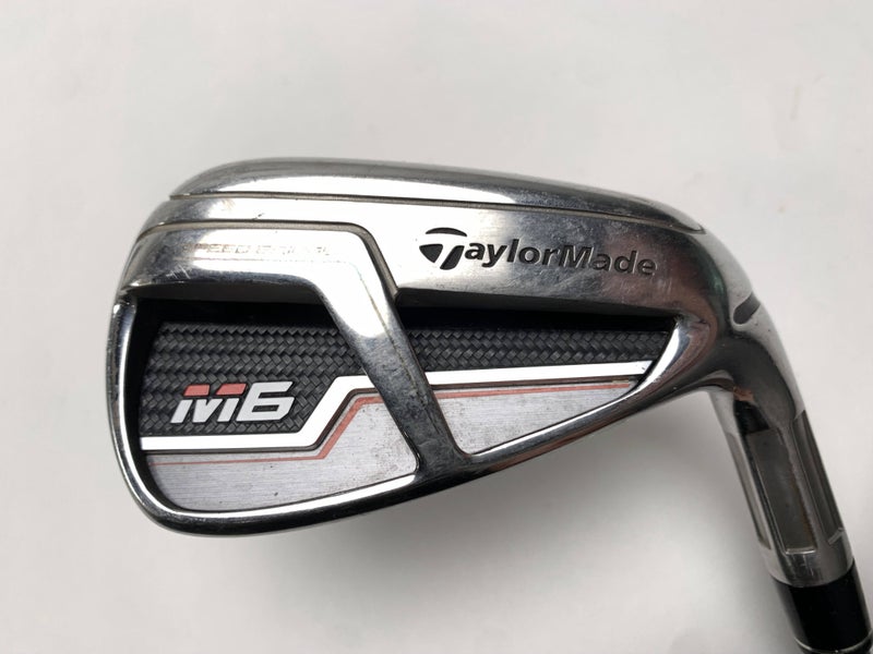 TaylorMade M6 Single 8 Iron Fujikura Atmos 6R Regular Graphite Mens RH +1''