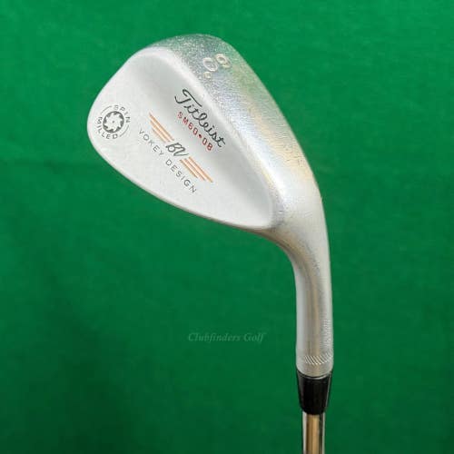 Titleist Vokey Spin Milled 60-8 60 Lob Wedge Factory Stepped Steel Wedge Flex