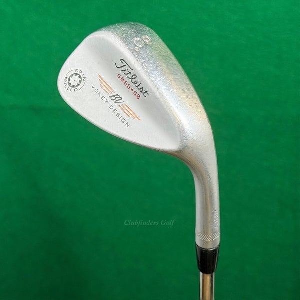 Titleist Vokey Spin Milled 60-8 60 Lob Wedge Factory Stepped Steel Wedge Flex