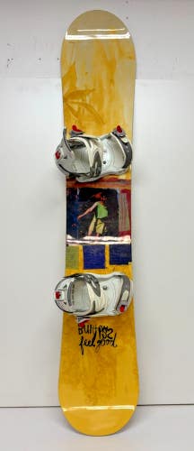 Burton Feelgood 152cm Twin-Tip All-Mountain Snowboard Drake F50 Lady Bindings M