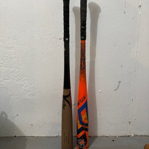 Louisville Slugger Atlas 32.5in 29.5 Oz -3 And Victus Wood 32in 29oz -3Bundle