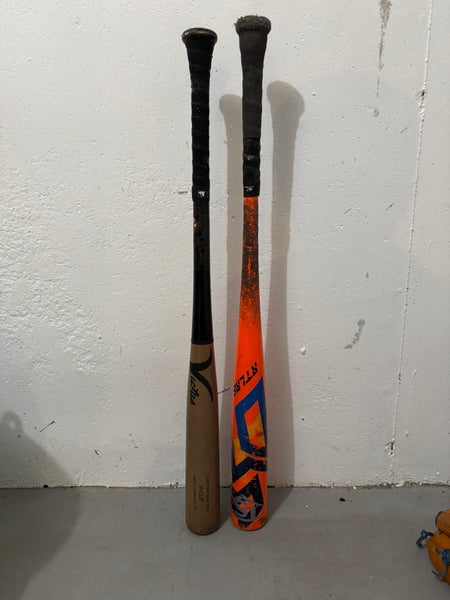 Louisville Slugger Atlas 32.5in 29.5 Oz -3 And Victus Wood 32in 29oz -3Bundle
