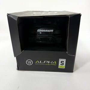 New Black Warrior Alpha One Pro Helmet | Senior Small
