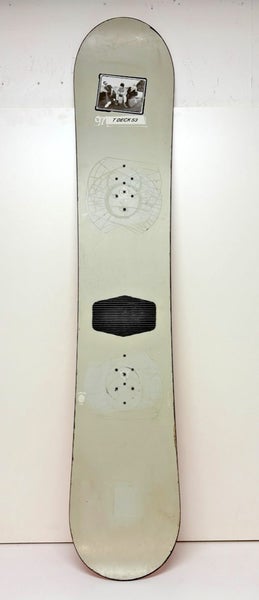 RARE Vintage 1990s Burton T Deck 153cm Twin-Tip All-Mountain Snowboard Deck