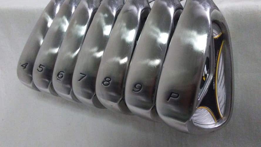 Taylor Made R7 Iron Set 4-PW (Steel T-Step 90 STIFF) Golf Clubs