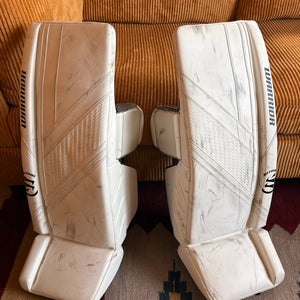 33"  Warrior Ritual G6 E+ Goalie Leg Pads  (Used)