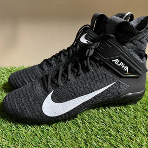 Nike Alpha Menace Elite 2 Flyknit Football Cleats CI1530-001 Men's Size 10.5 NEW