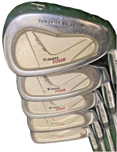 Yonex V-Mass Tour Forged Iron Set 6-PW RH S300 Stiff Steel 6i 37" New Grips