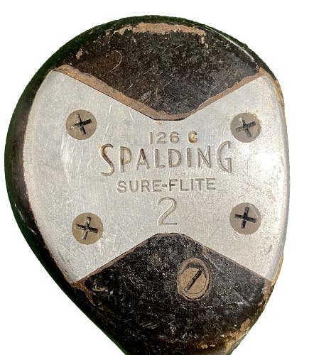 Spalding 2 Wood Sure-Flite 126C RH Men's Mercury TrueTemper Stiff Steel 41.5"