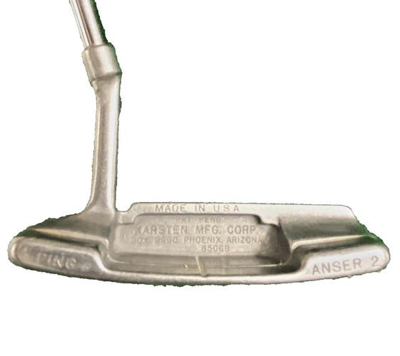 Ping Anser 2 Karsten Putter Box 9006 Phoenix AZ 85068 Steel 34" RH New Grip Nice