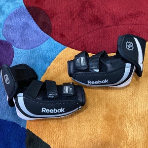 Senior Large Reebok NHL Series Silver Elbow Pads (Used)
