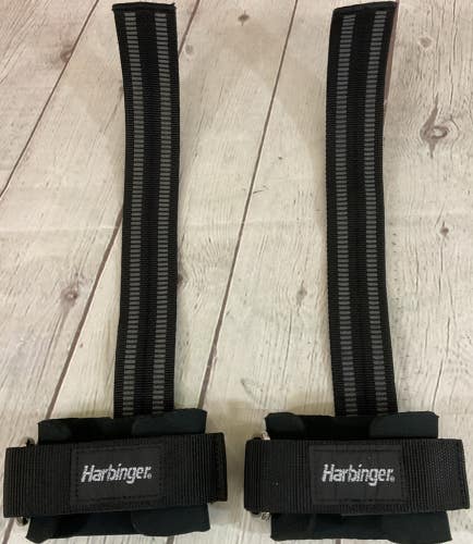 Harbinger Weightlifting Wrist Stabilizer Non Stretch Support 2 Inch Straps Black