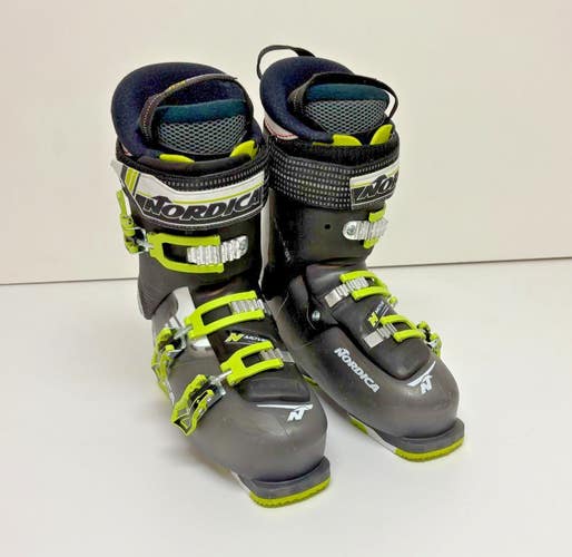 Nordica N Move 100 Alpine Ski Boots TCF Comfort Liners MDP 26.5 US 8.5 EXCELLENT