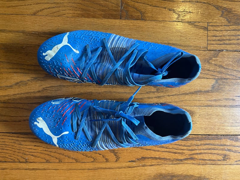 Blue Men's Size M 9.5 (W 10.5) Puma Future Cleats