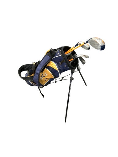 Used Dunlop LOCO KID - NO PUTTER Jr Package Set RH Navy Blue 5 Piece 11347-S000251609